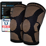 Kupfer-Kniebandage – 360° Unterstützung & natürliche Schmerzlinderung