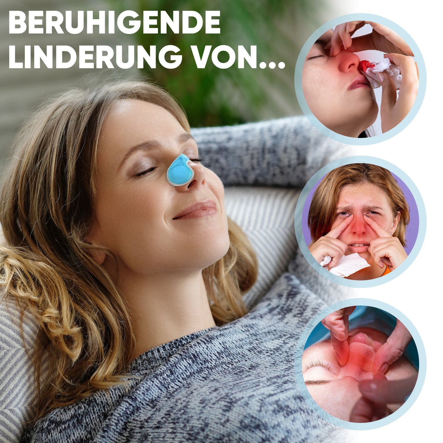 Nasenbluten Stopper Kühlpads – 2er Set