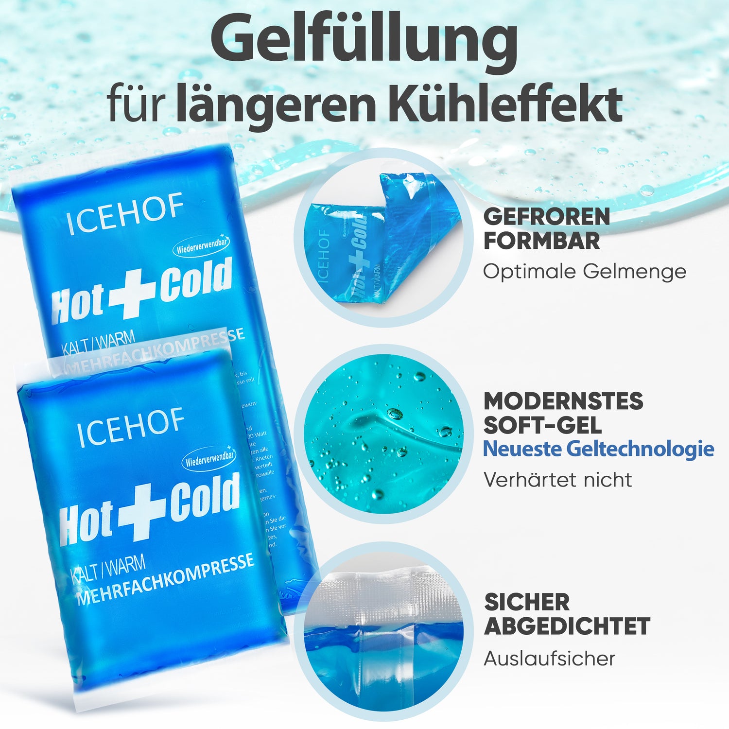 Kühlpads (3er-Set) – Flexibel, langlebig & vielseitig