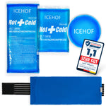 Kühlpads (3er-Set) mit Vlies-Hülle & Klettband