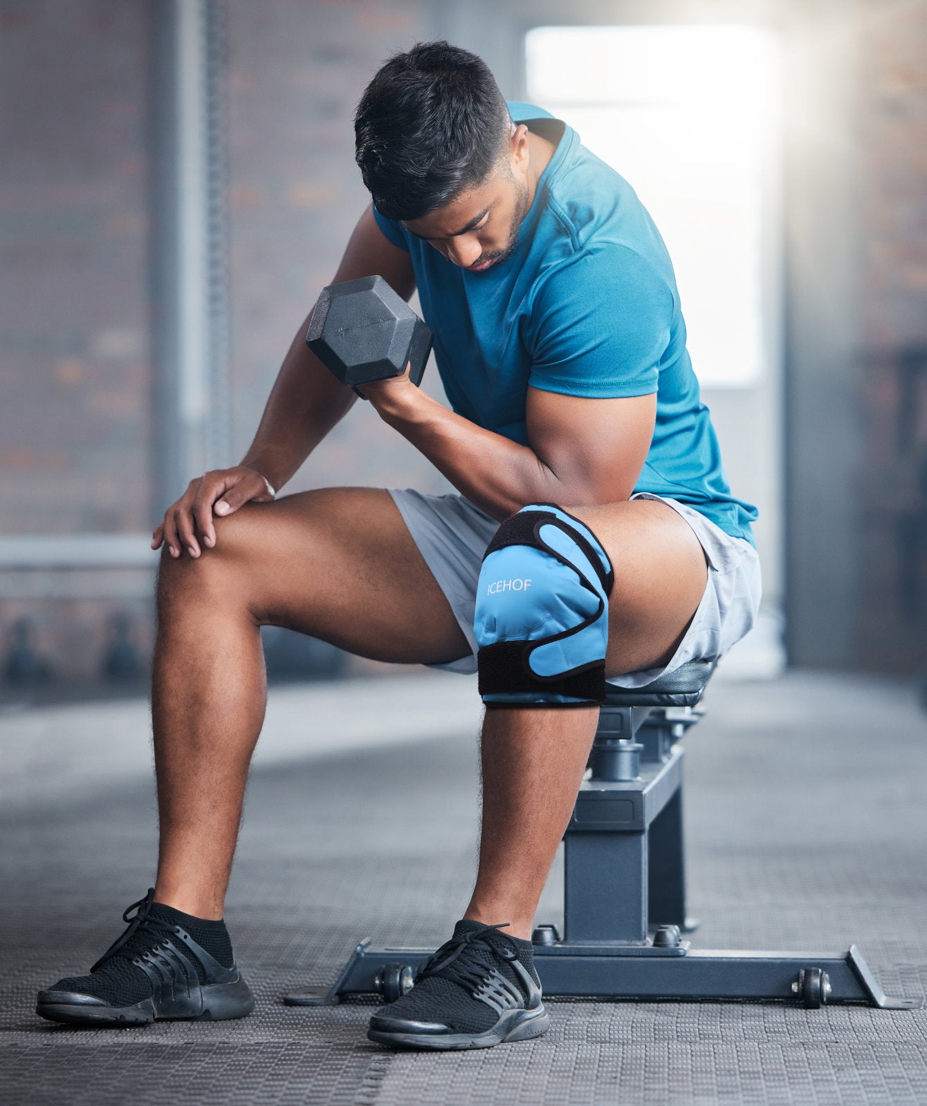 Knie-Kühlmanschette