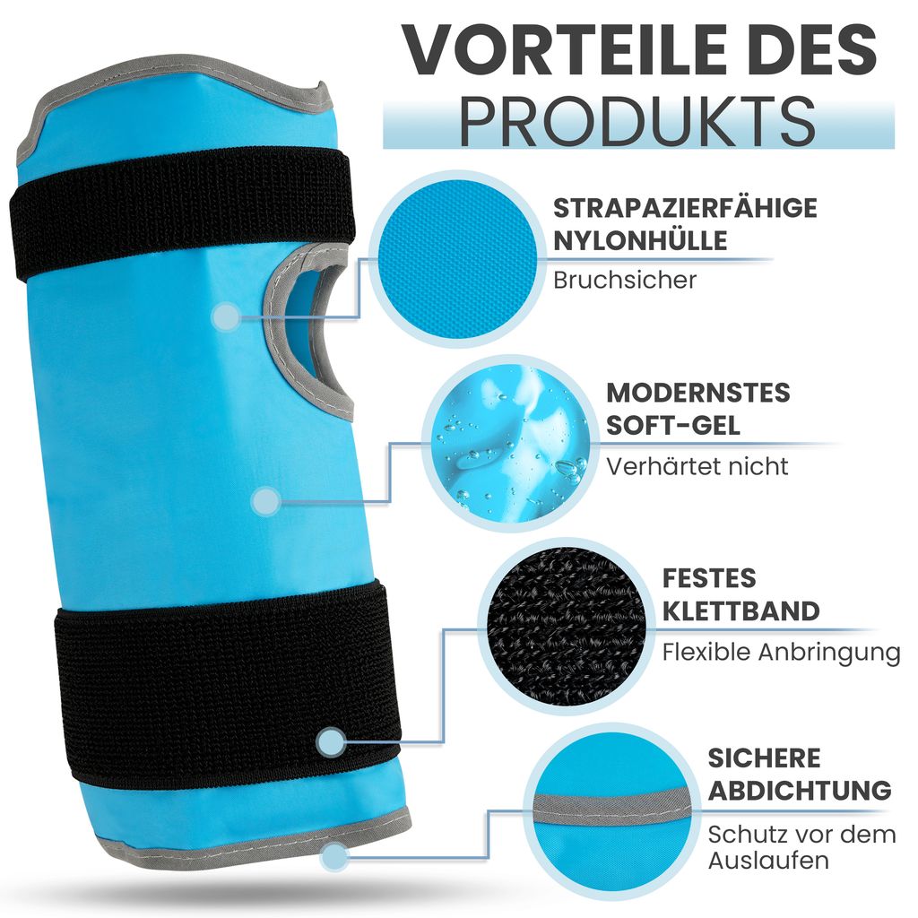 Kühlpad Handgelenk – mit Klettverschluss