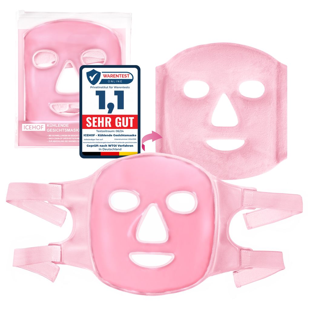Kühlmaske fürs Gesicht – Kalt- & Wärmetherapie