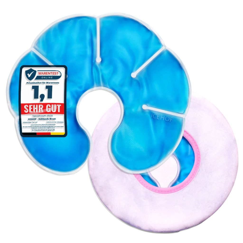 Brust-Kühlpads 2er Set – Kalt & Warm für Stillzeit & Regeneration – ICEHOF
