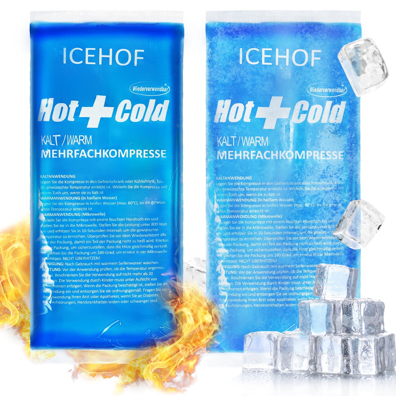 Kühlpads XL mit Soft-Gel – 2er Set