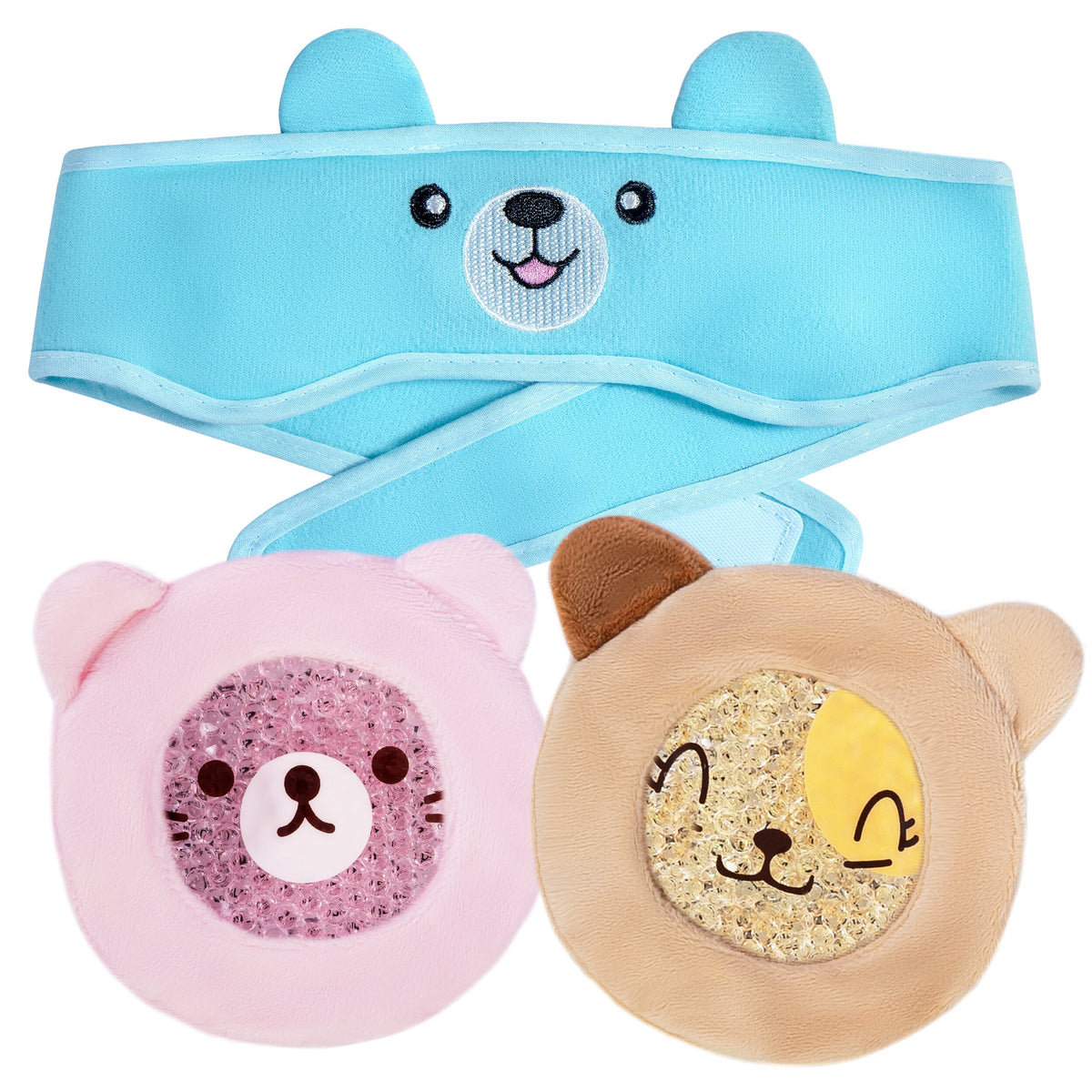 Kühlpads Kinder-Set mit Tiermotiven