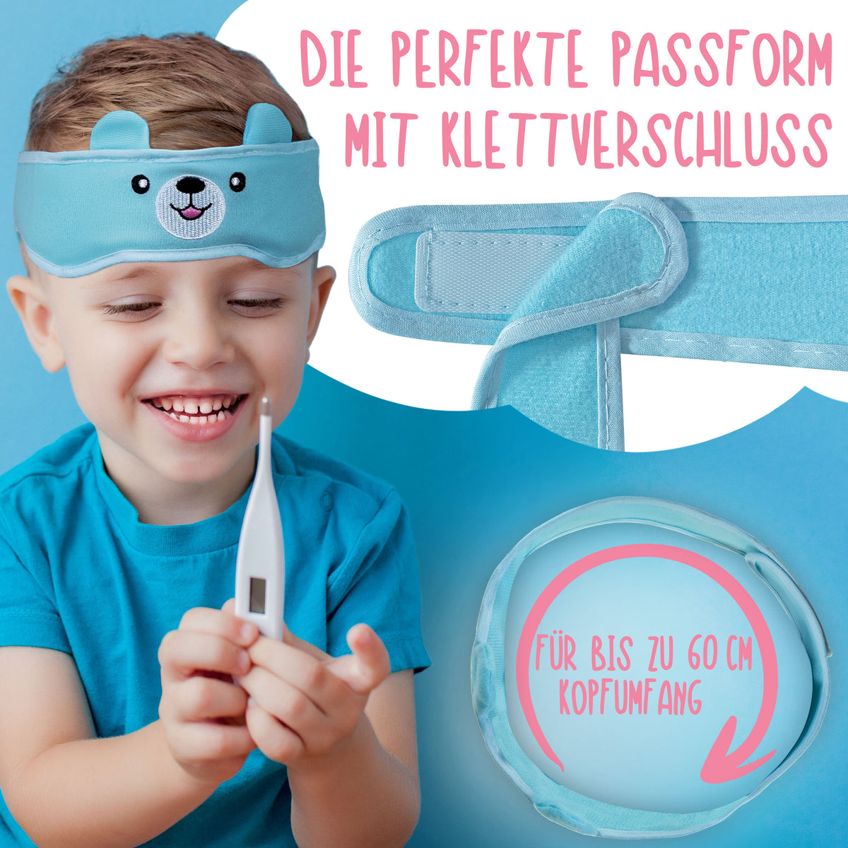 Kühlpads Kinder-Set mit Tiermotiven