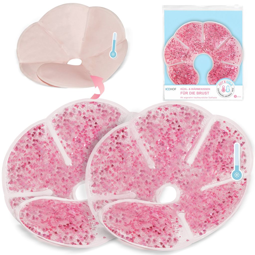 Brust-Kühlpads (2 Stk.) – Kalt & Warm