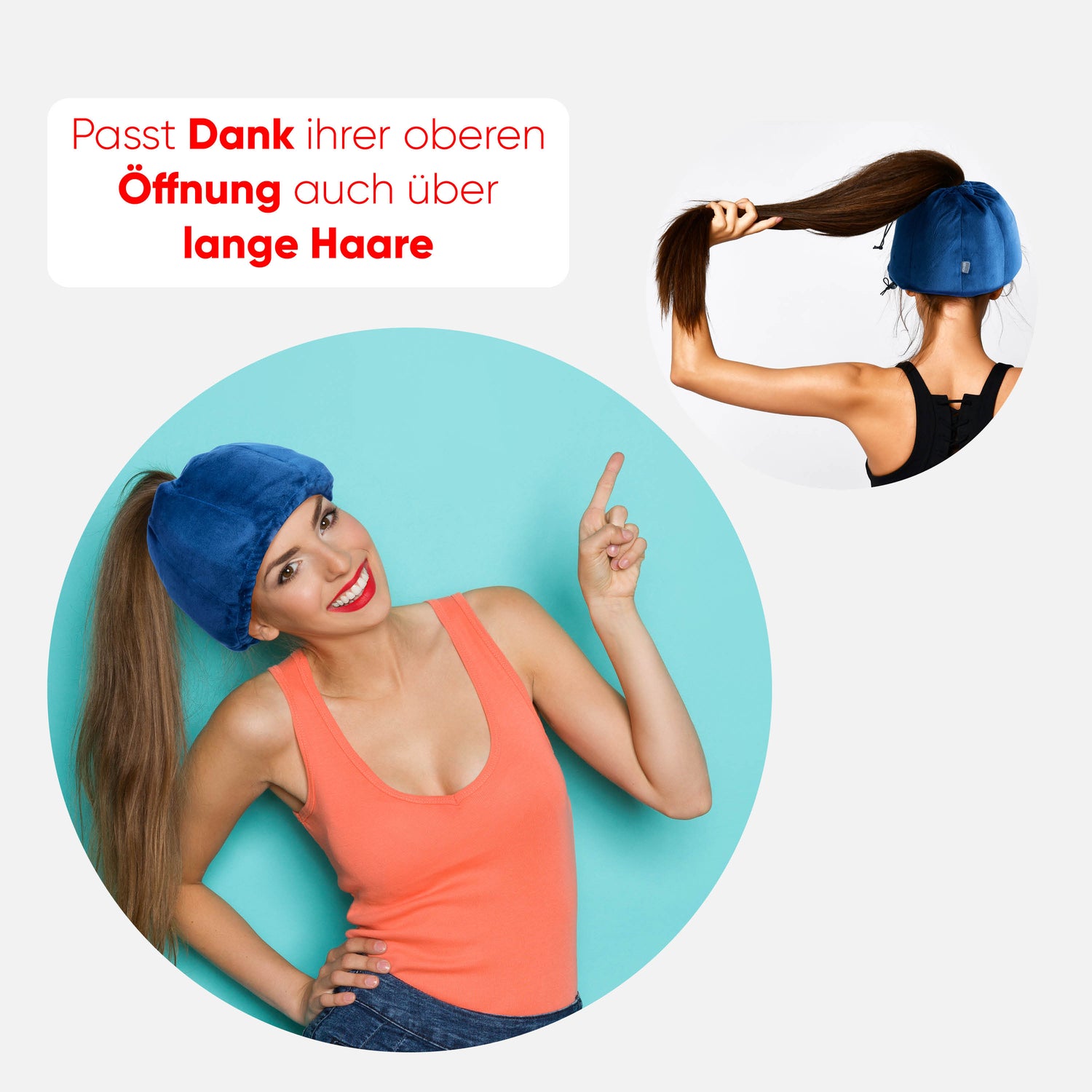 Kühlmütze – Sanfte Kühlung mit 8 integrierten Kühlpads