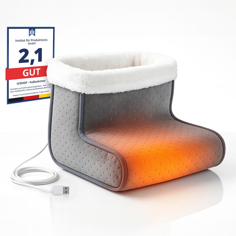 USB-Fußwärmer – Kuschelweiche Wärme für kalte Füße